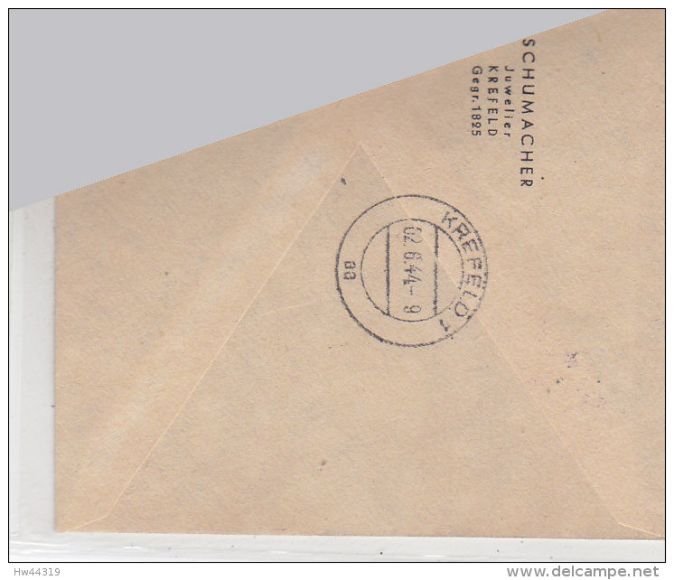 R-Brief Mit Ua. 882 Aus Krefeld 1.6.44 - Covers & Documents