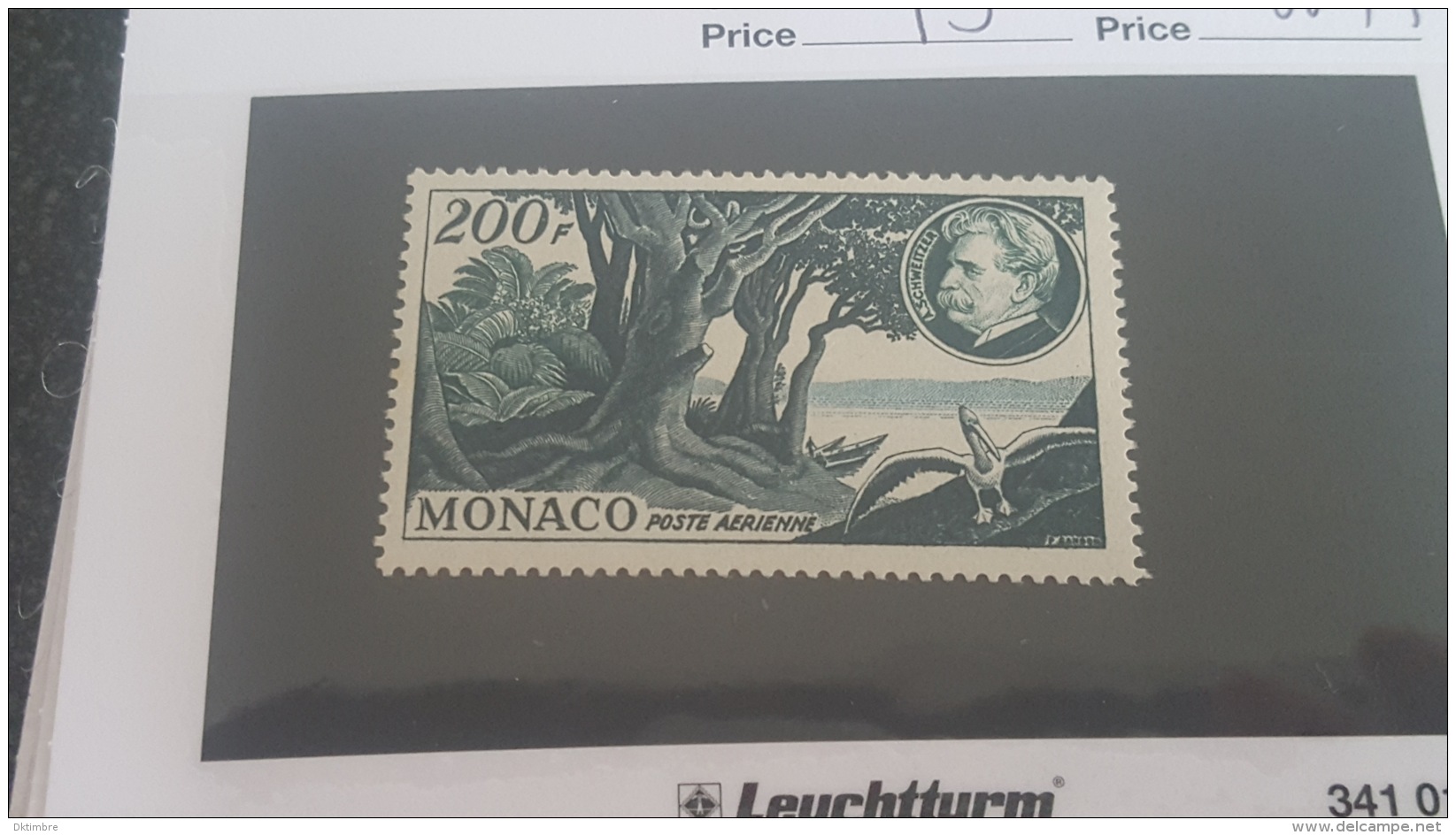 LOT 370840 TIMBRE DE MONACO NEUF** N°59 VALEUR 55 EUROS - Poste Aérienne