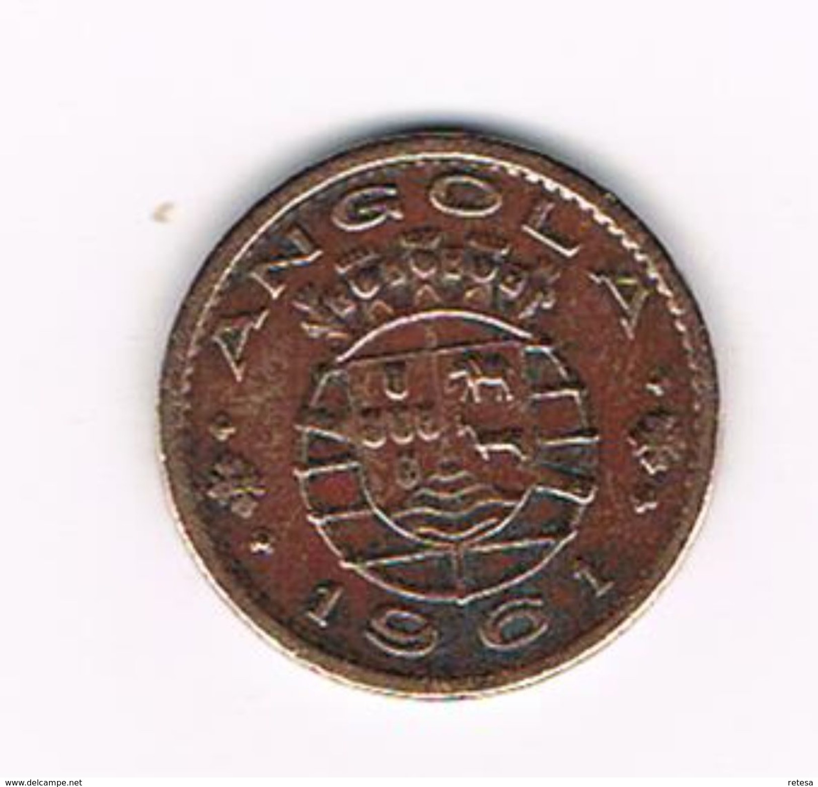 )  ANGOLA  50 CENTAVOS  1961 - Angola