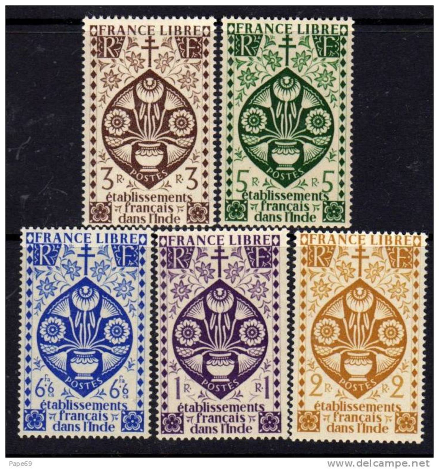 Inde N° 217 / 30 XX Série De Londres  La Série Des 14 Valeurs Sans Charnière TB - Unused Stamps