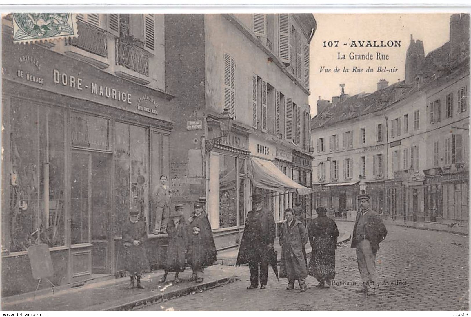 AVALLON - La Grande Rue - Très Bon état - Avallon