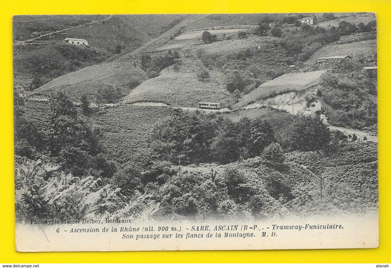 SARE, ASCAIN Tramway De La Rhune (Marcel Delboy) Pyrénées Atlantiques (64) - Ascain