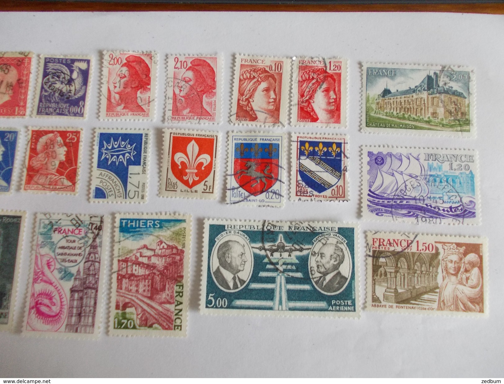 TIMBRE France Lot De 30 Timbres à Identifier N° 552 - Alla Rinfusa (max 999 Francobolli)