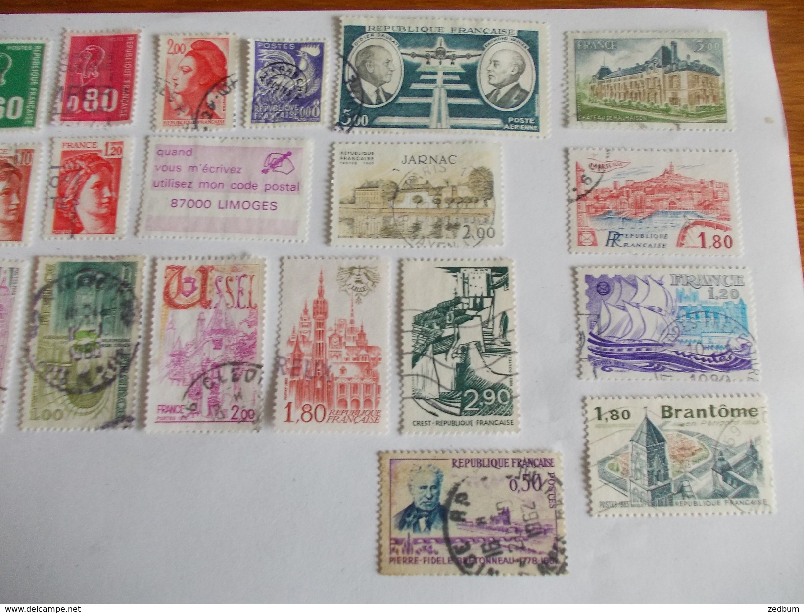 TIMBRE France Lot De 30 Timbres à Identifier N° 557 - Alla Rinfusa (max 999 Francobolli)