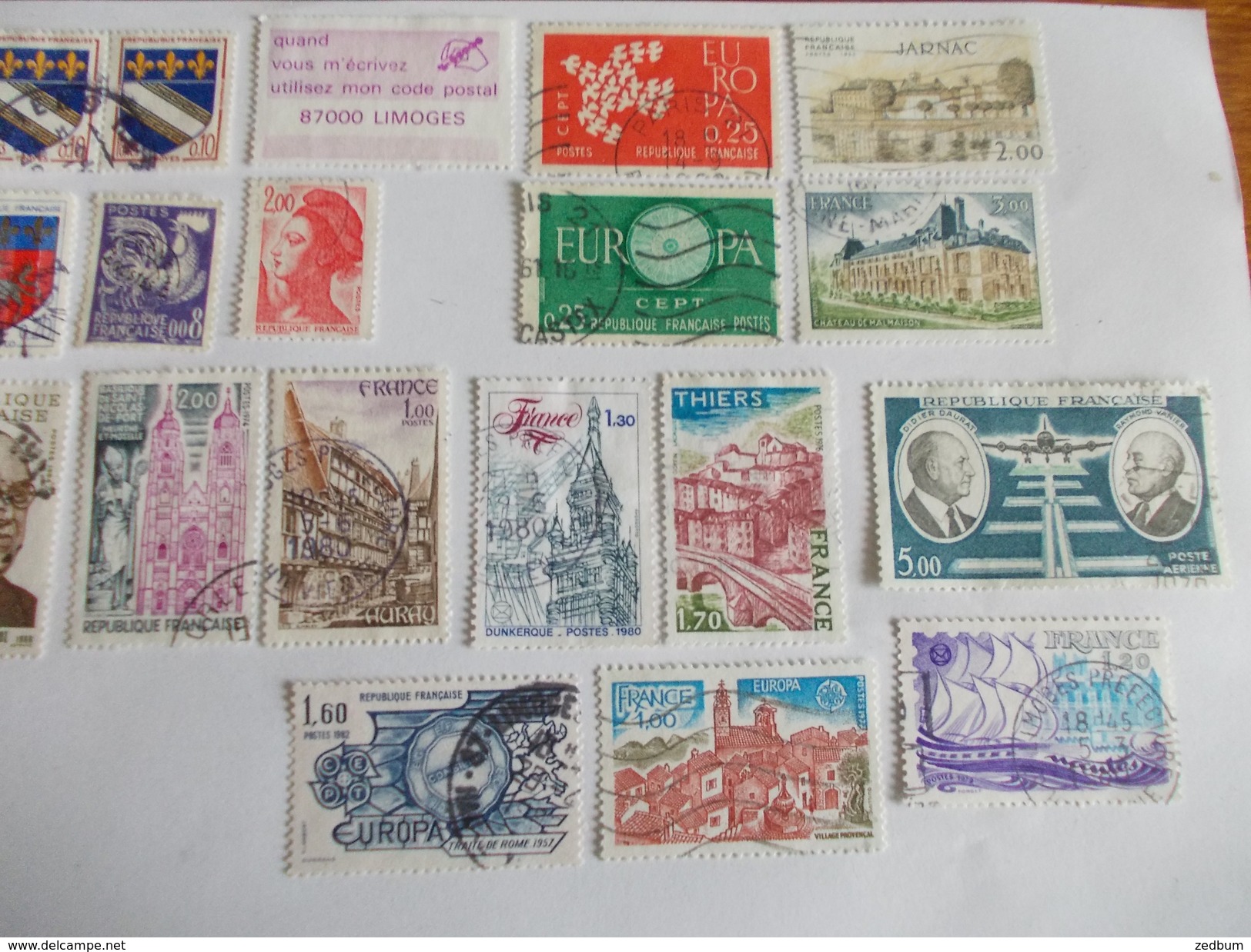 TIMBRE France Lot De 30 Timbres à Identifier N° 559 - Alla Rinfusa (max 999 Francobolli)