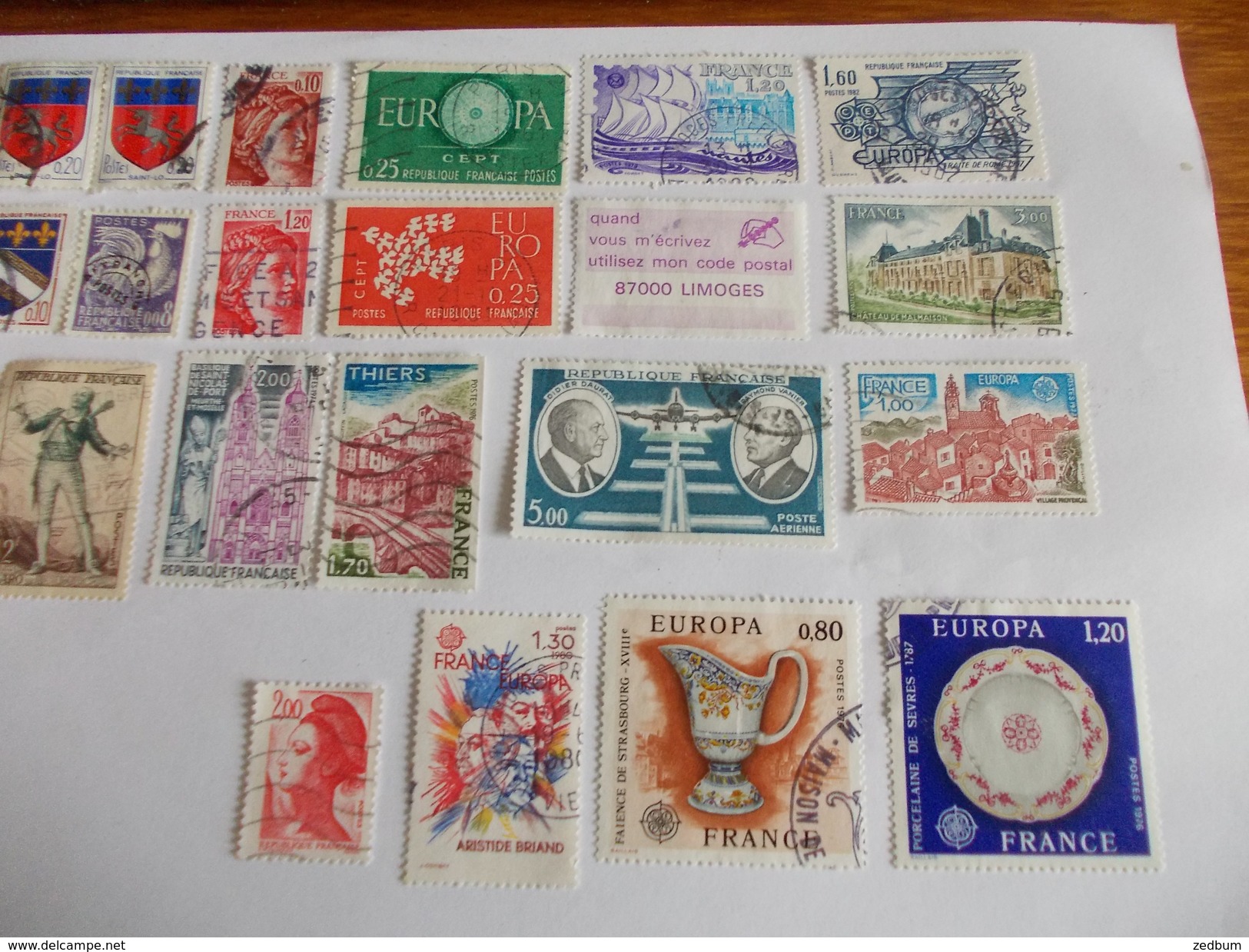 TIMBRE France Lot De 30 Timbres à Identifier N° 560 - Alla Rinfusa (max 999 Francobolli)