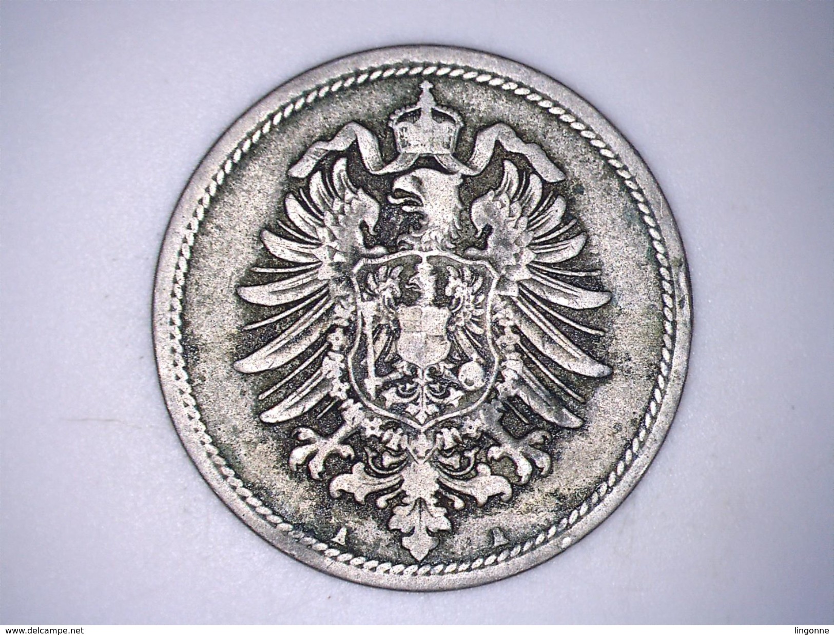 ALLEMAGNE - 10 PFENNIG 1875 A - 10 Pfennig