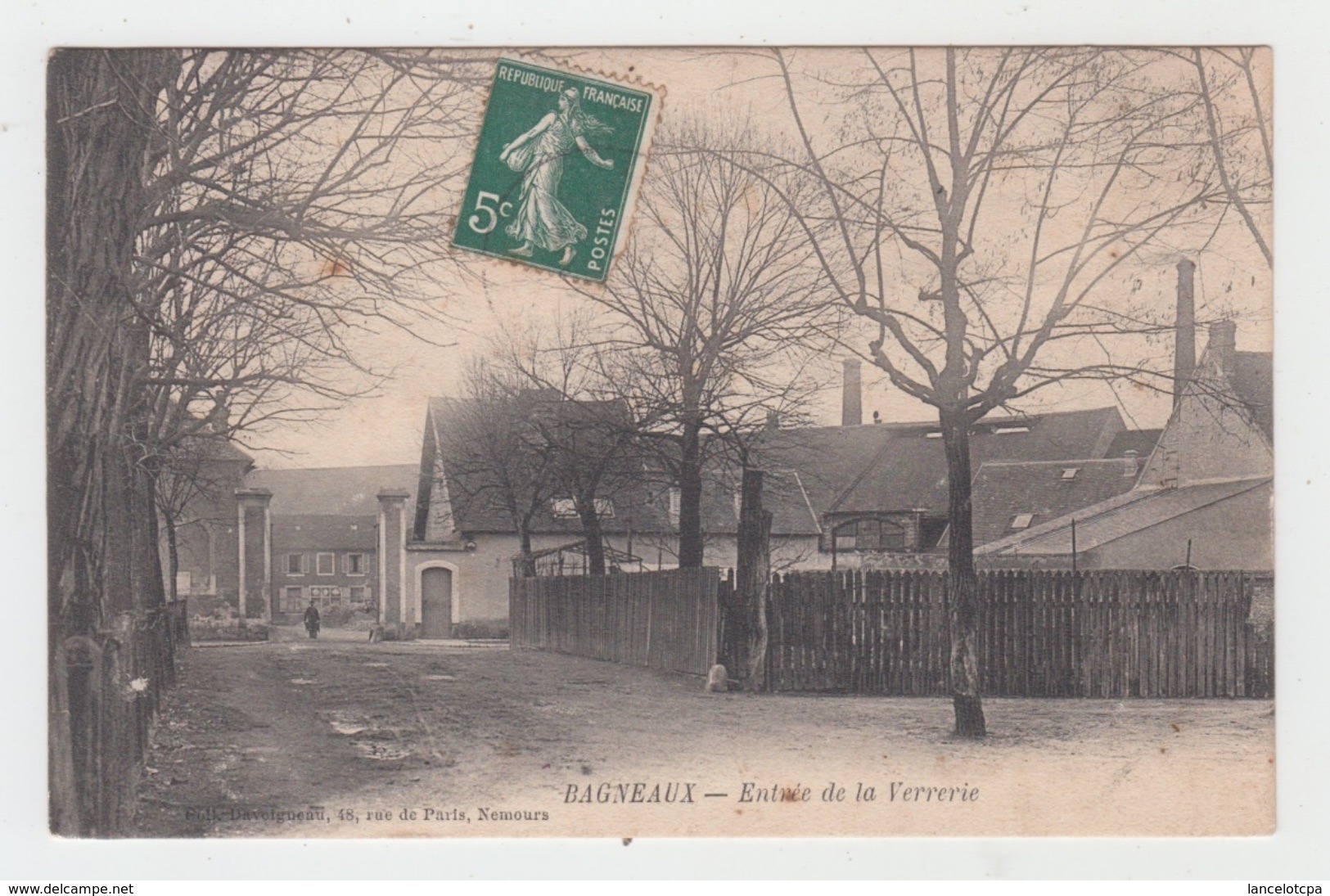 77 - BAGNEAUX / ENTREE DE LA VERRERIE - Bagneaux Sur Loing