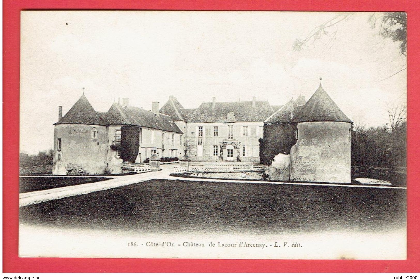 LARCOUR D ARCENAY 1900 LE CHATEAU CARTE EN TRES BON ETAT - Autres & Non Classés