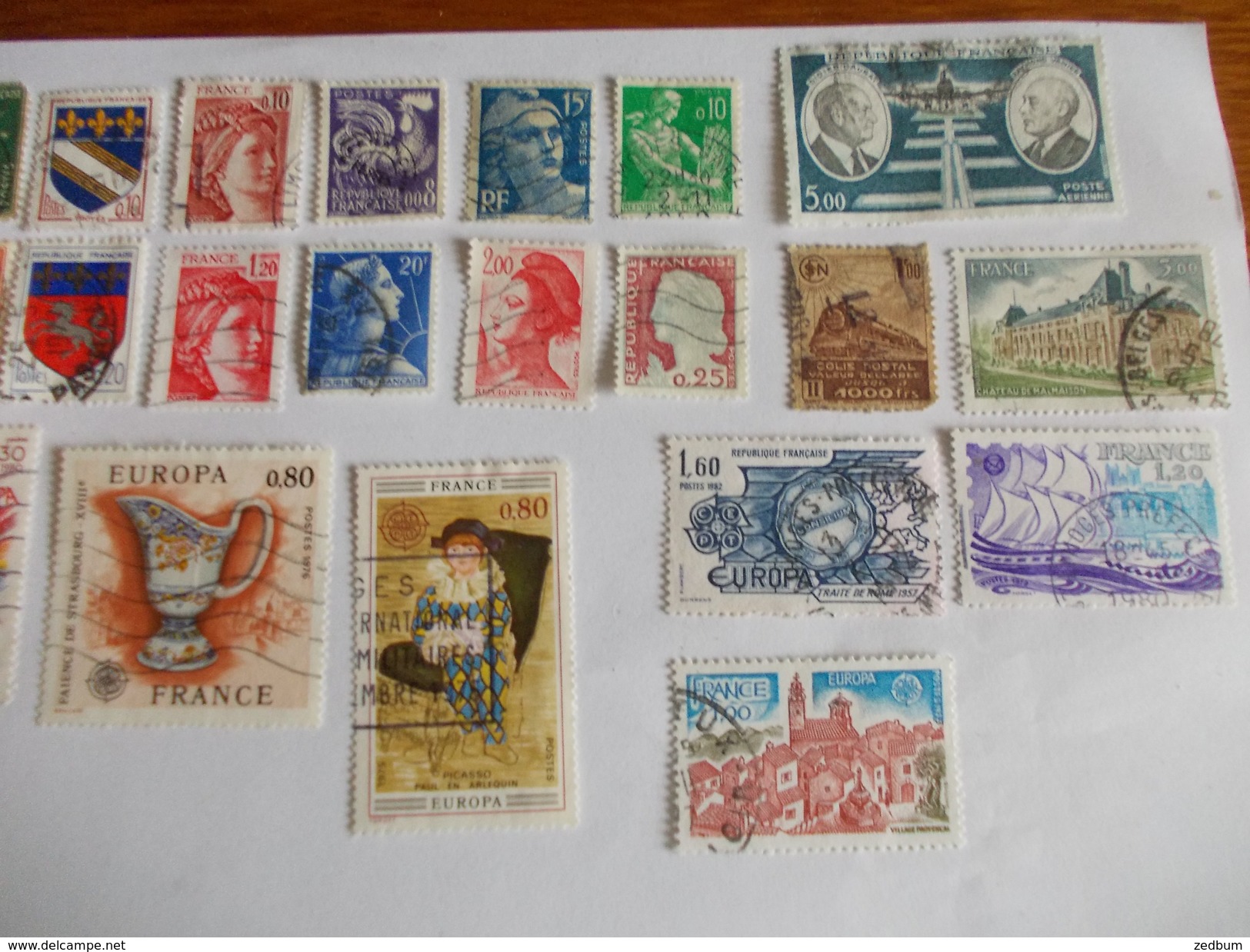 TIMBRE France Lot De 30 Timbres à Identifier N° 561 - Alla Rinfusa (max 999 Francobolli)