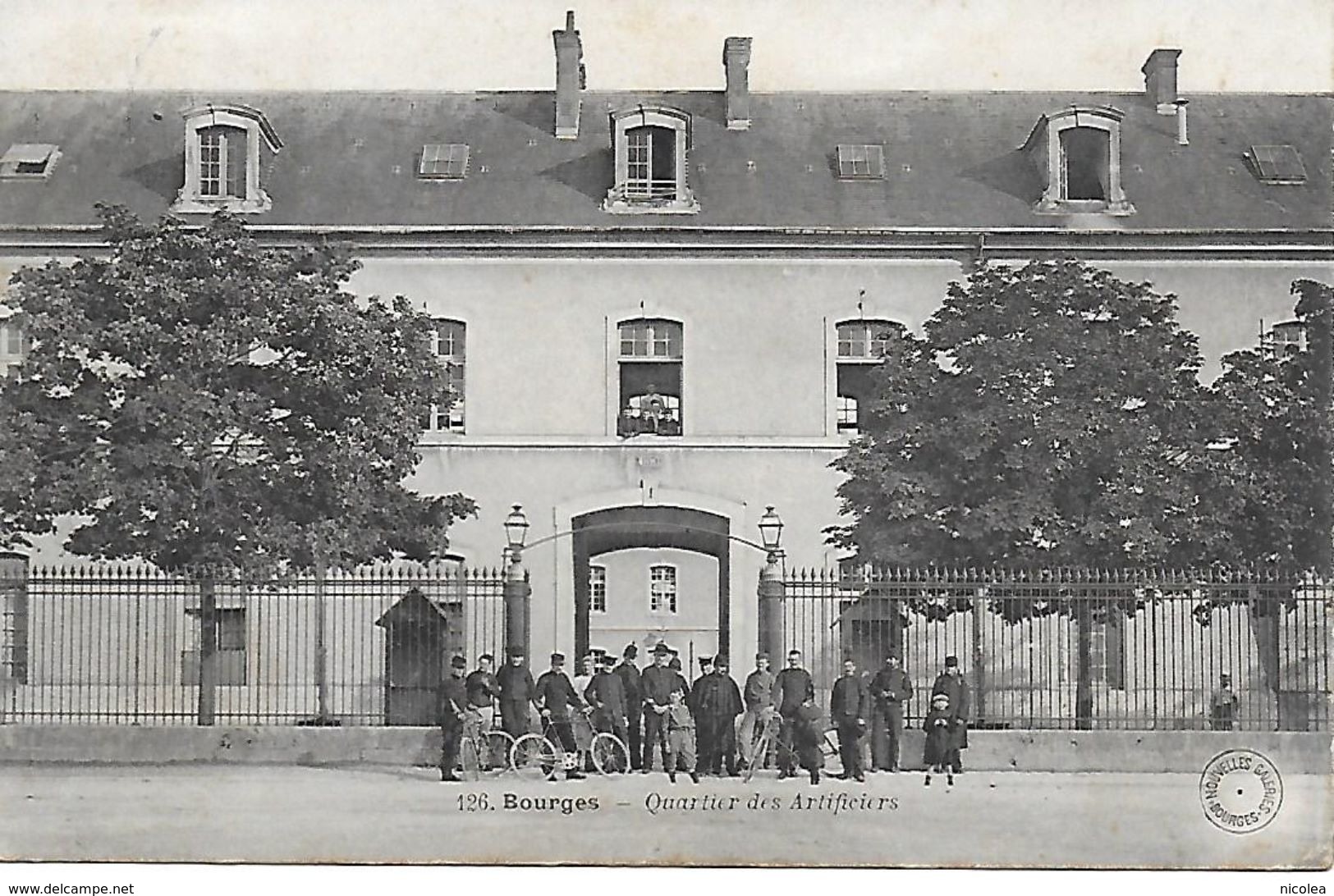 BOURGES QUARTIER DES ARTIFICIERS 1908 - Bourges