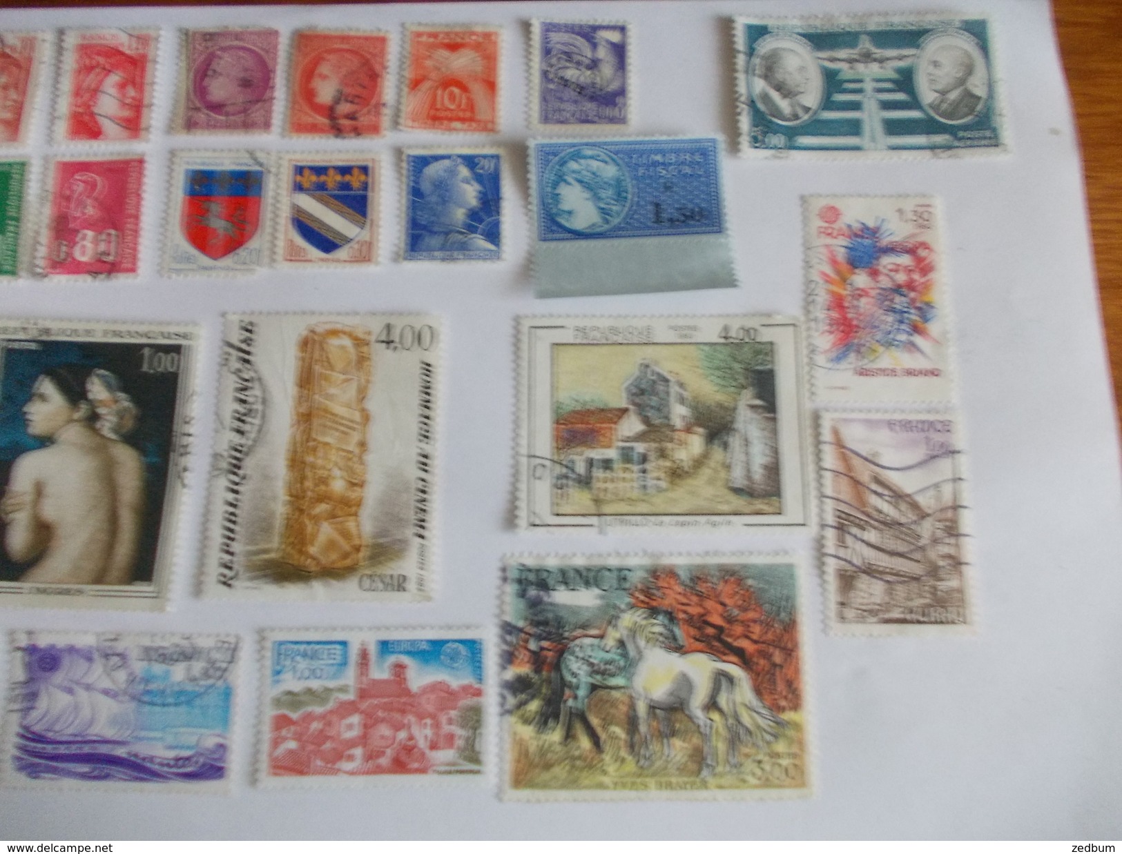 TIMBRE France Lot De 30 Timbres à Identifier N° 562 - Alla Rinfusa (max 999 Francobolli)