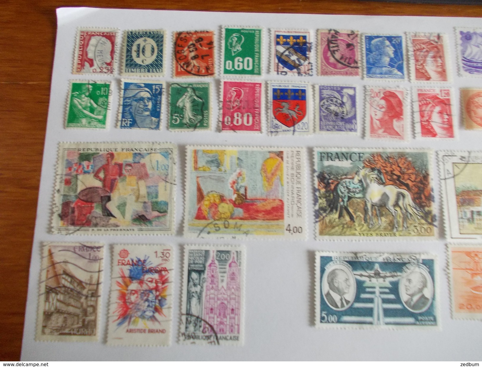 TIMBRE France Lot De 30 Timbres à Identifier N° 563 - Alla Rinfusa (max 999 Francobolli)