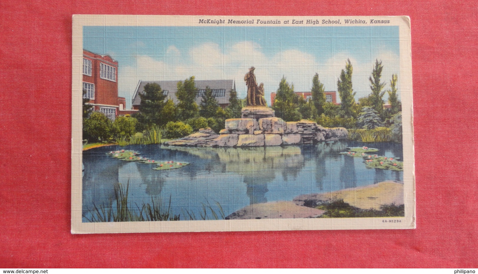 Fountain At East High School - Kansas > Wichita  Ref 2707 - Wichita