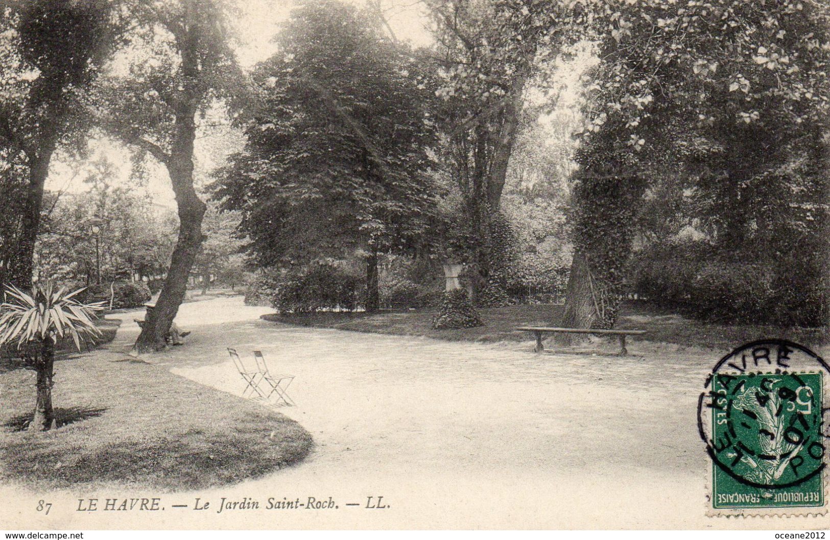 76 Le Havre. Le Jardin Saint Roch - Square Saint-Roch