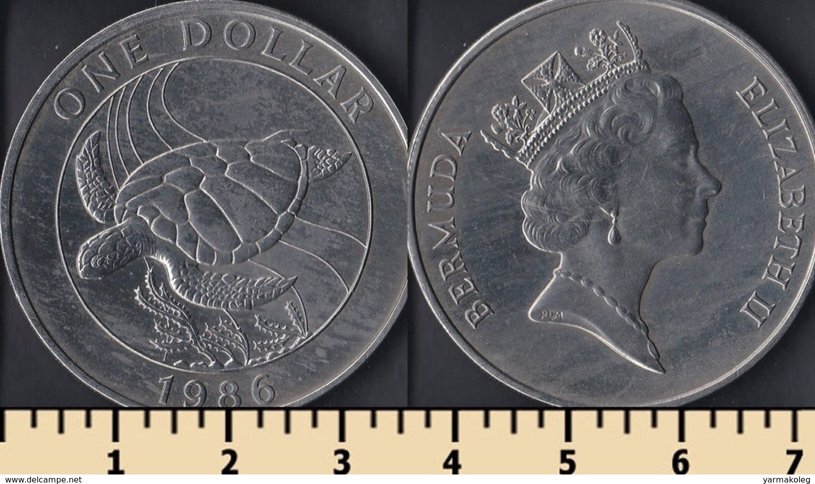 Bermuda 1 Dollar 1986 - Bermuda
