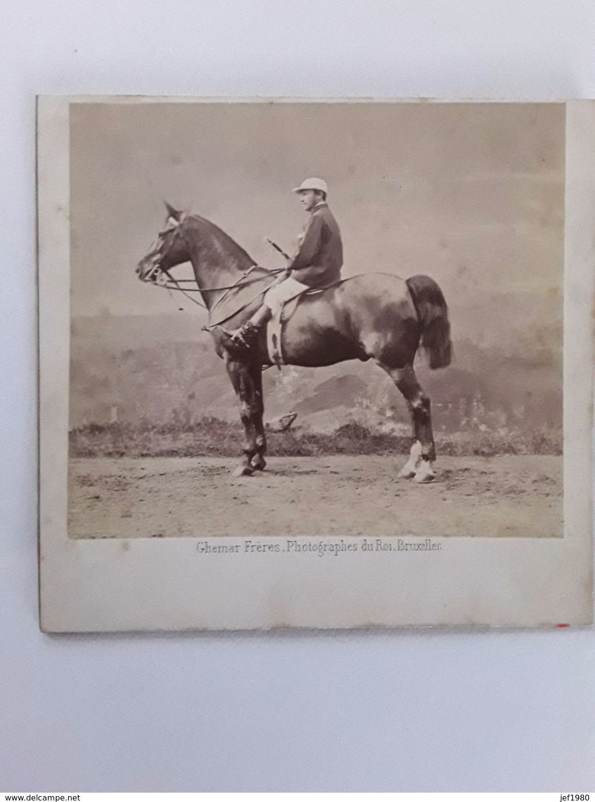 PRACHTIGE FOTO 1863  ORGINELE  GENOMEN DOOR  FOTOGRAAF VAN DE KONING Afmetingen 10 Cm Op 10 Cm - Anciennes (Av. 1900)