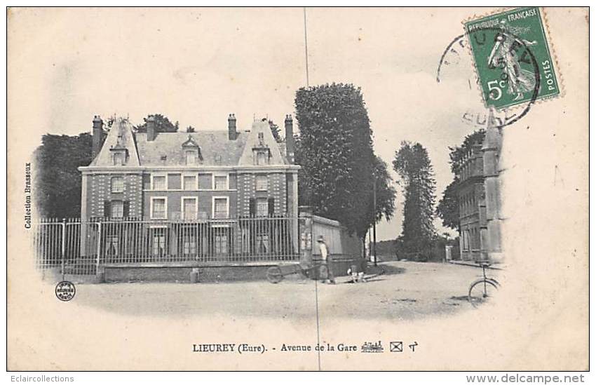 Lieurey       27         Villa Et Avenue De La Gare    (voir Scan) - Andere & Zonder Classificatie