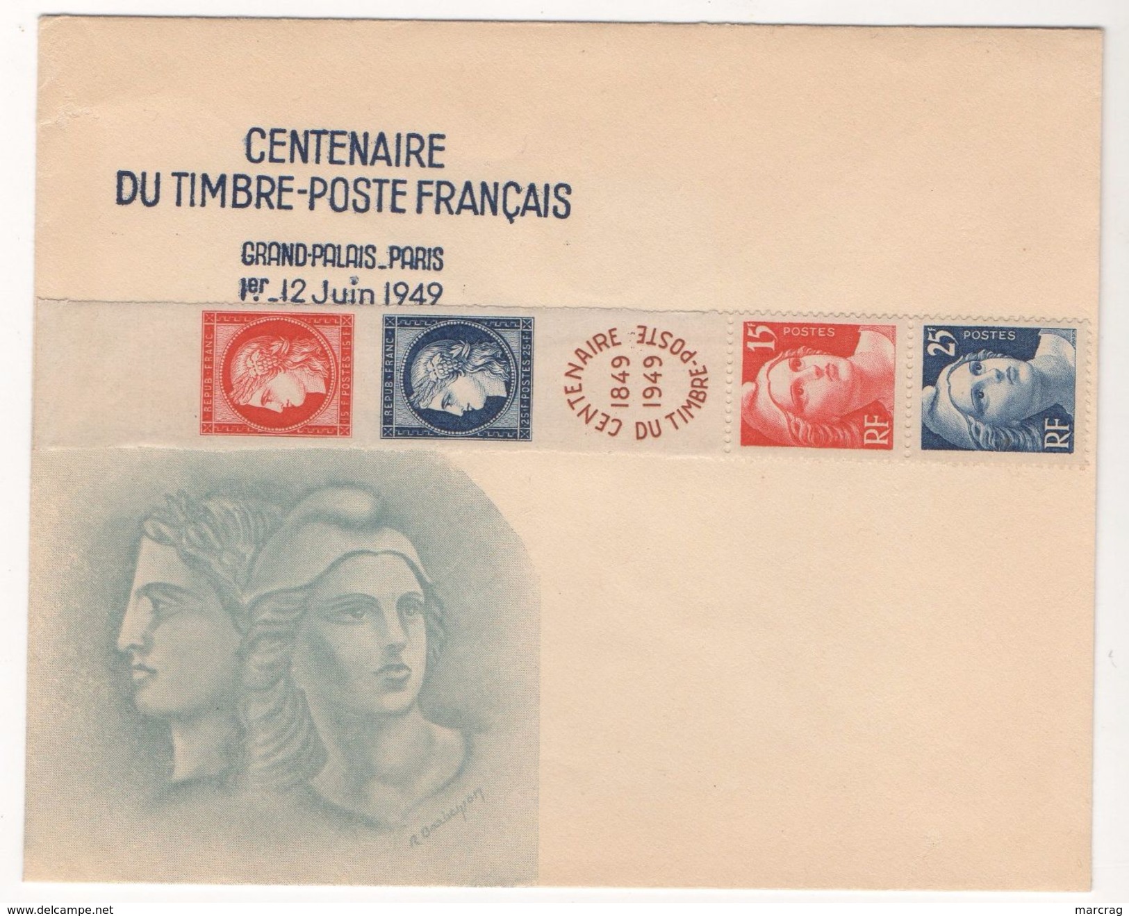 LETTRE DE 1949 CITEX-PARIS 1949 - Lettres & Documents