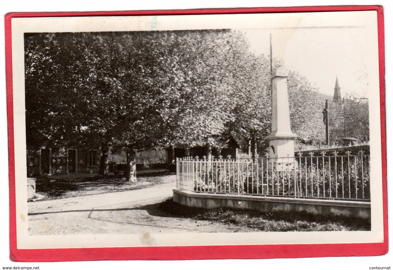 CPSM 38 CHOZEAU Mairie Et Monument C/ CHARVIEU CHAVAGNEUX   * Format CPA - Other & Unclassified