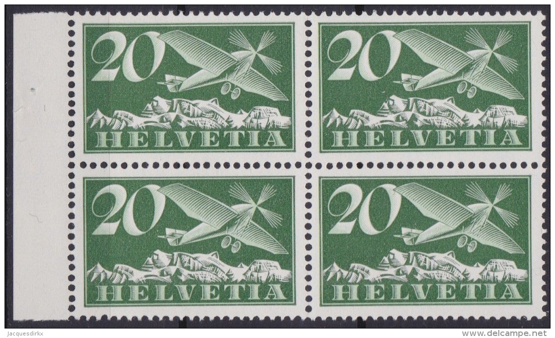 Suisse  .    Yvert    PA  4    Bloc De 4  .    **       .   Neuf   SANS  Charniere  .  /   .    MNH - Neufs