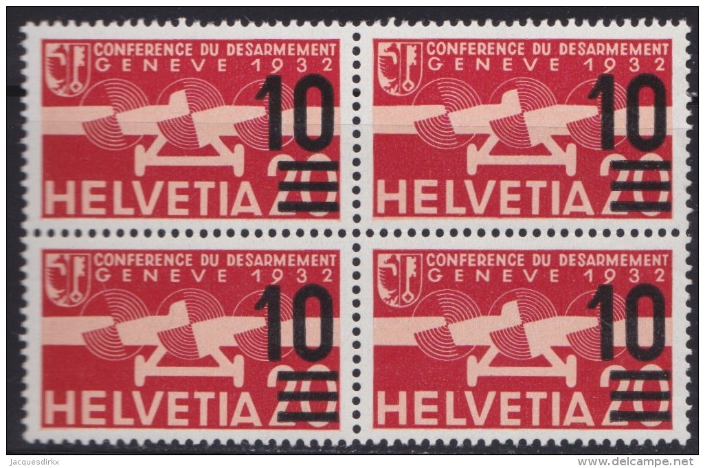 Suisse  .    Yvert    PA  21    Bloc De 4   .    **       .   Neuf   SANS  Charniere  .  /   .    MNH - Neufs