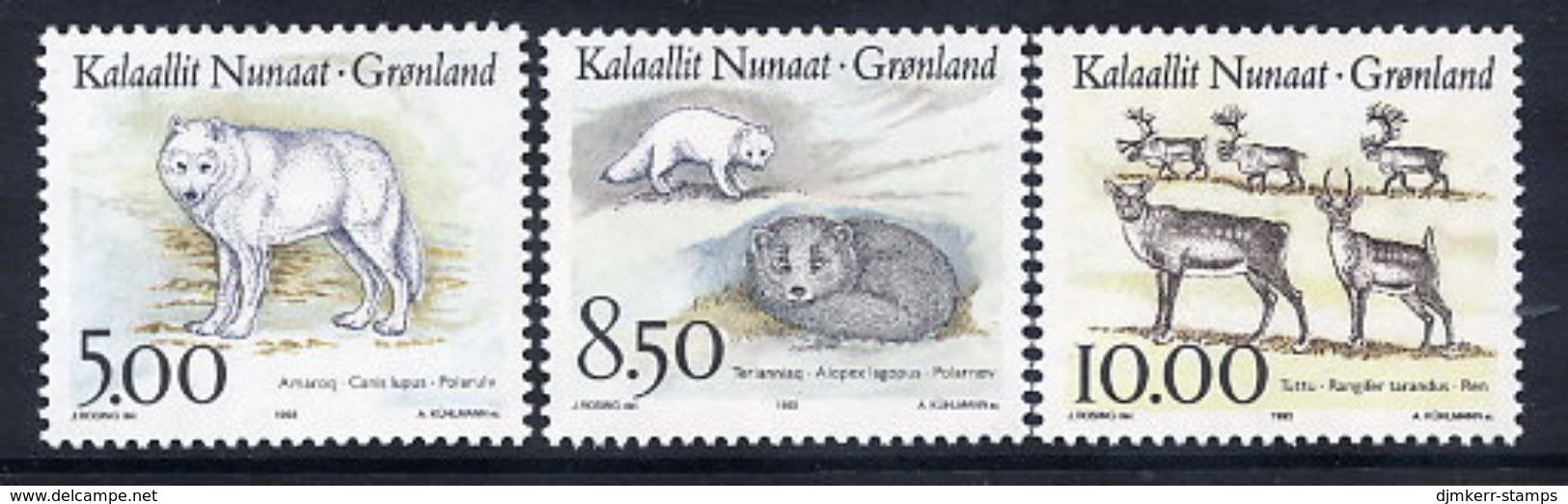 GREENLAND 1993 Mammals I MNH / **.  Michel 239-41 - Nuevos