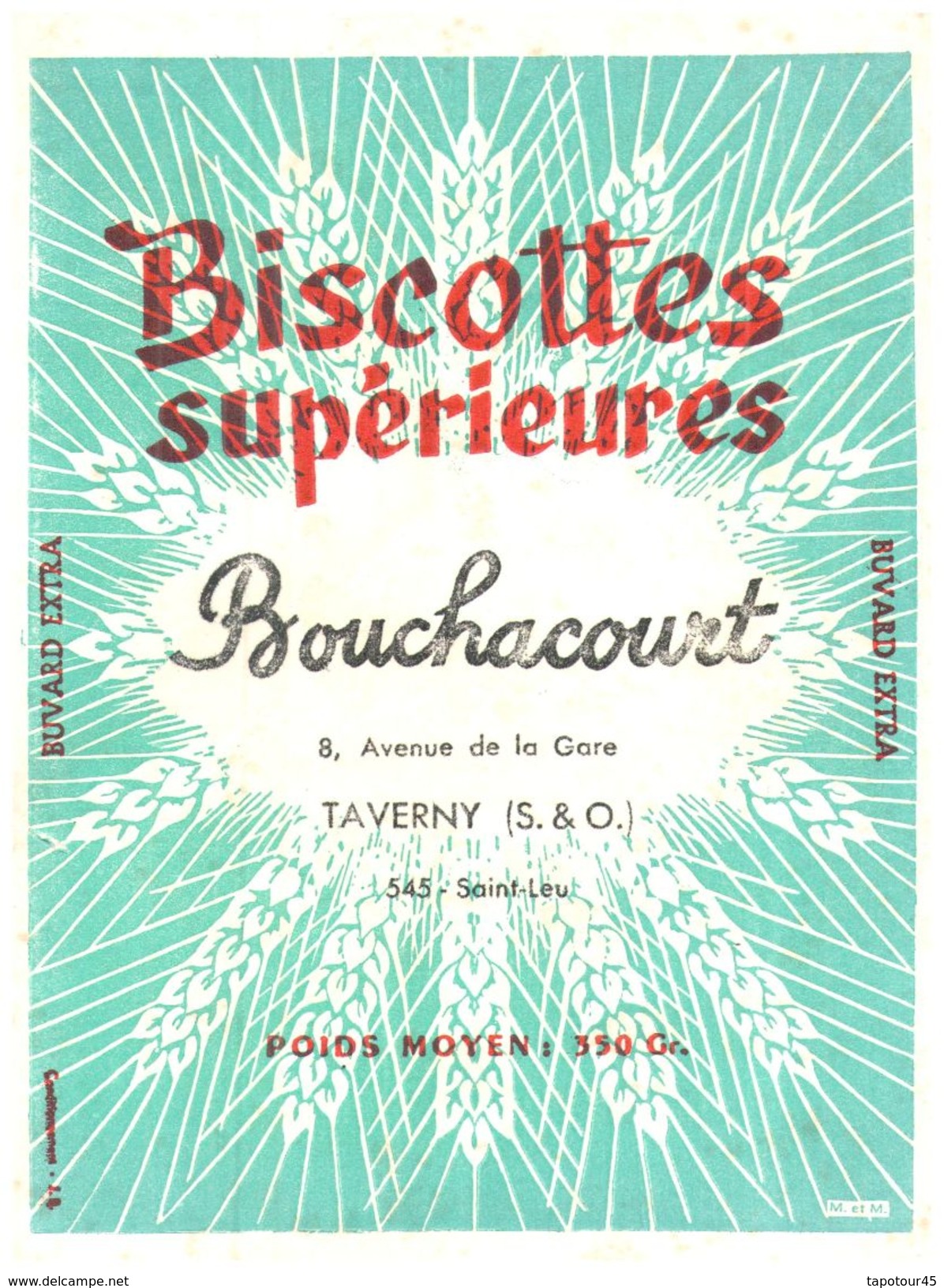 B Bo/ Biscottes Supérieures Bouchacourt - Biscottes