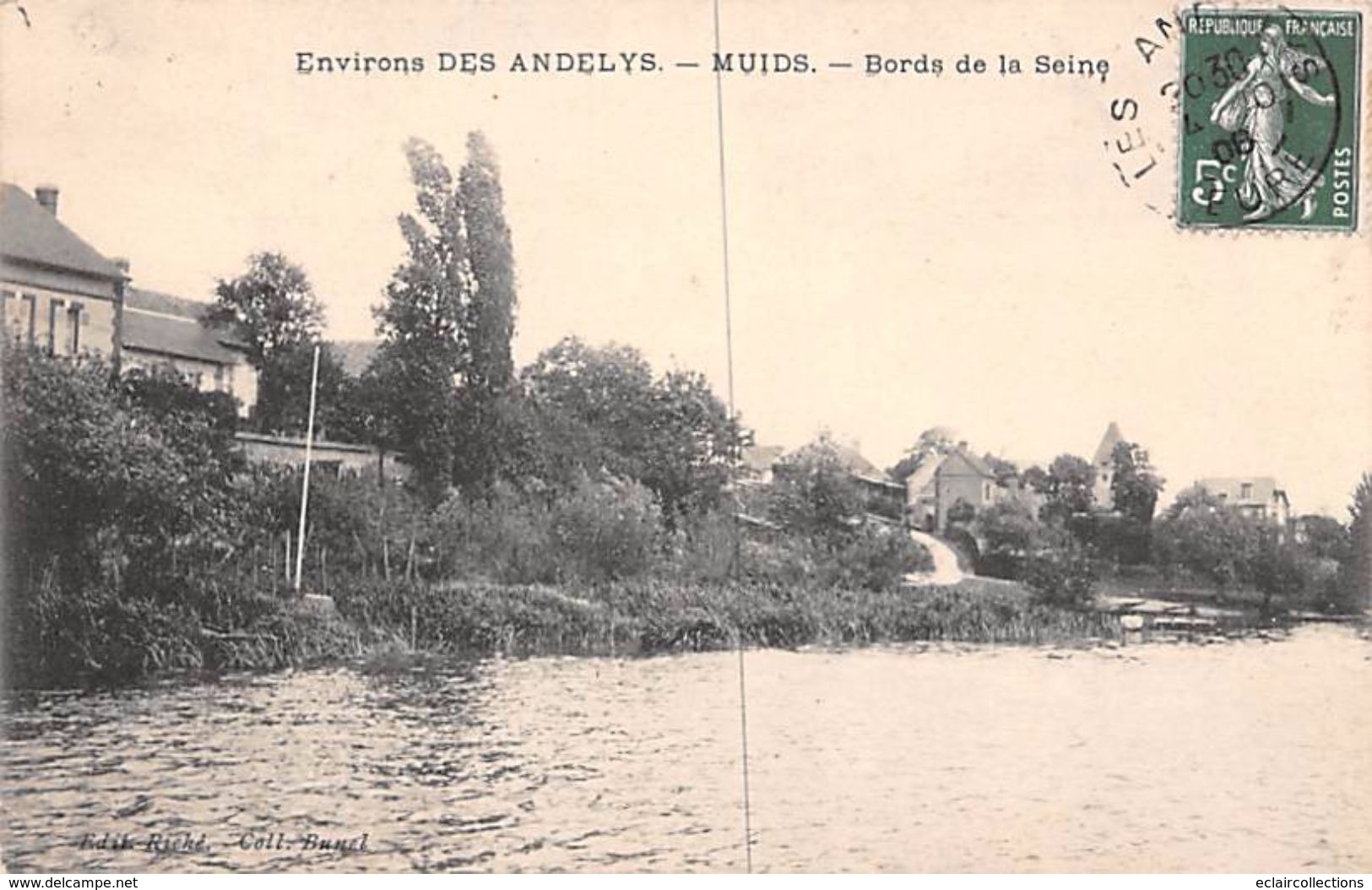 Muids.     27   Bords De La Seine        (voir Scan) - Muids