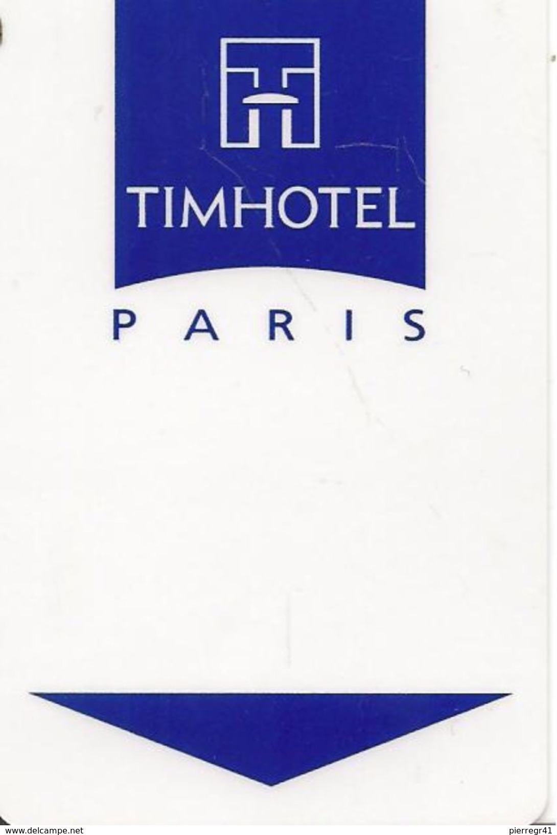 CLE-MAGNETIQUE-HOTEL-TIMHOTEL-PARIS-TBE - Tarjetas-llave De Hotel
