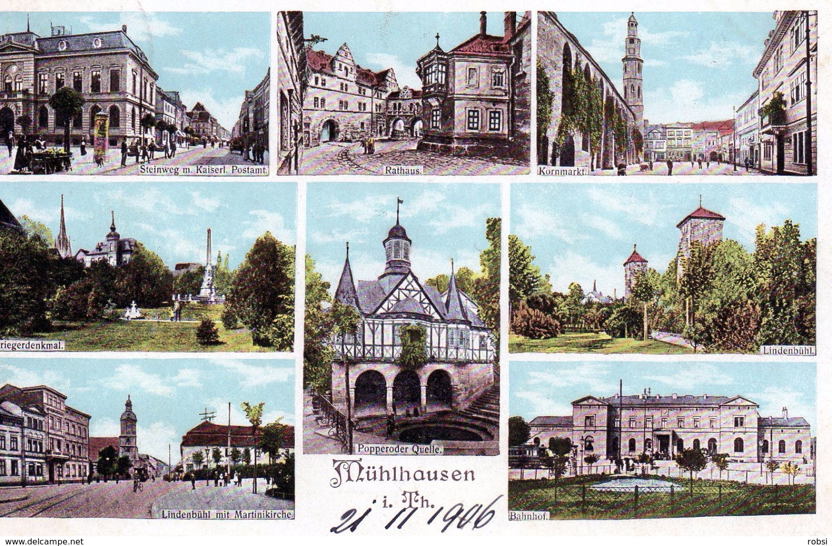 Thuringen, Mühlhausen I Thüringen, Carte Multivues - Muehlhausen