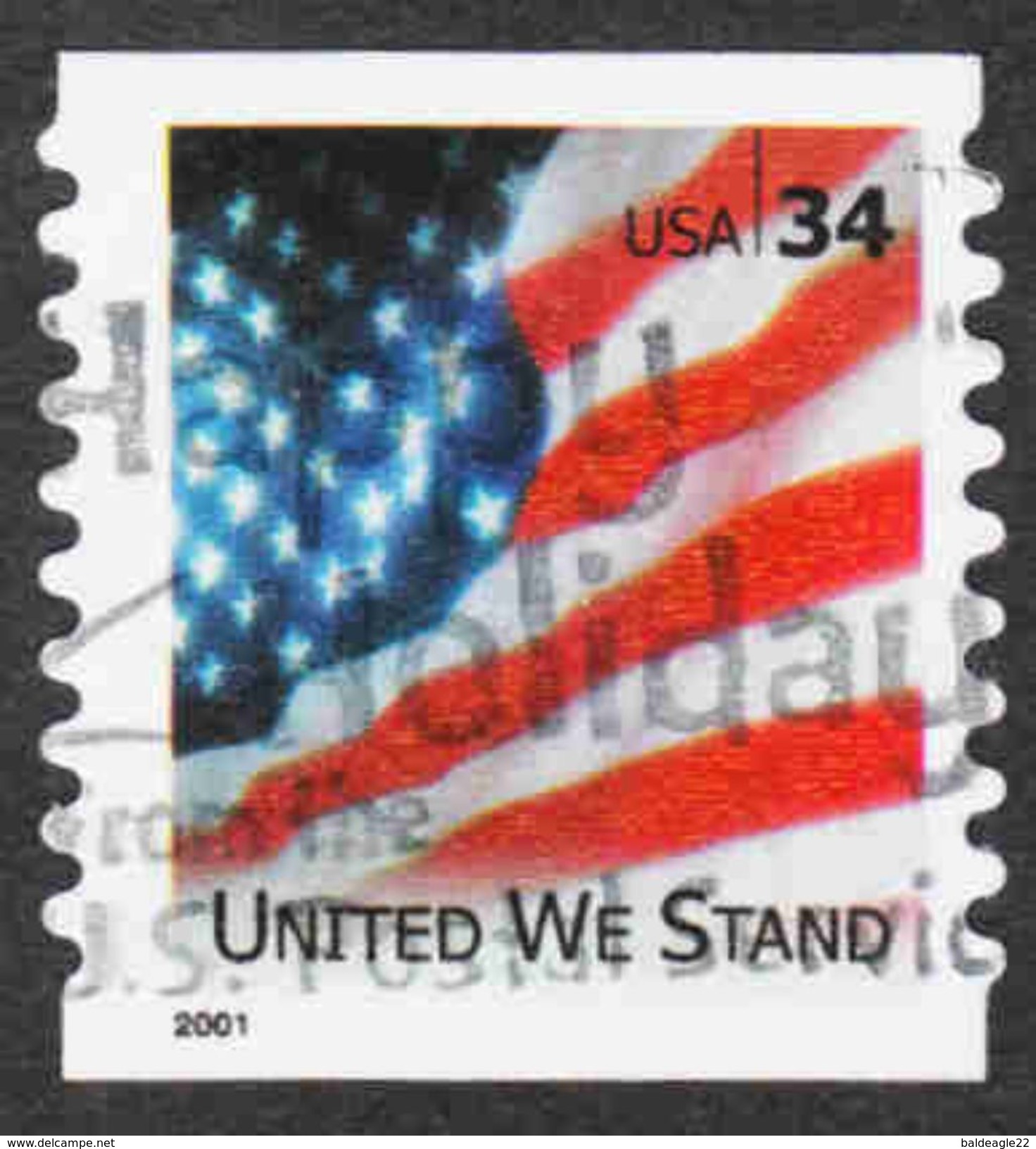 United States - Scott #3550 Used (2) - Rollenmarken