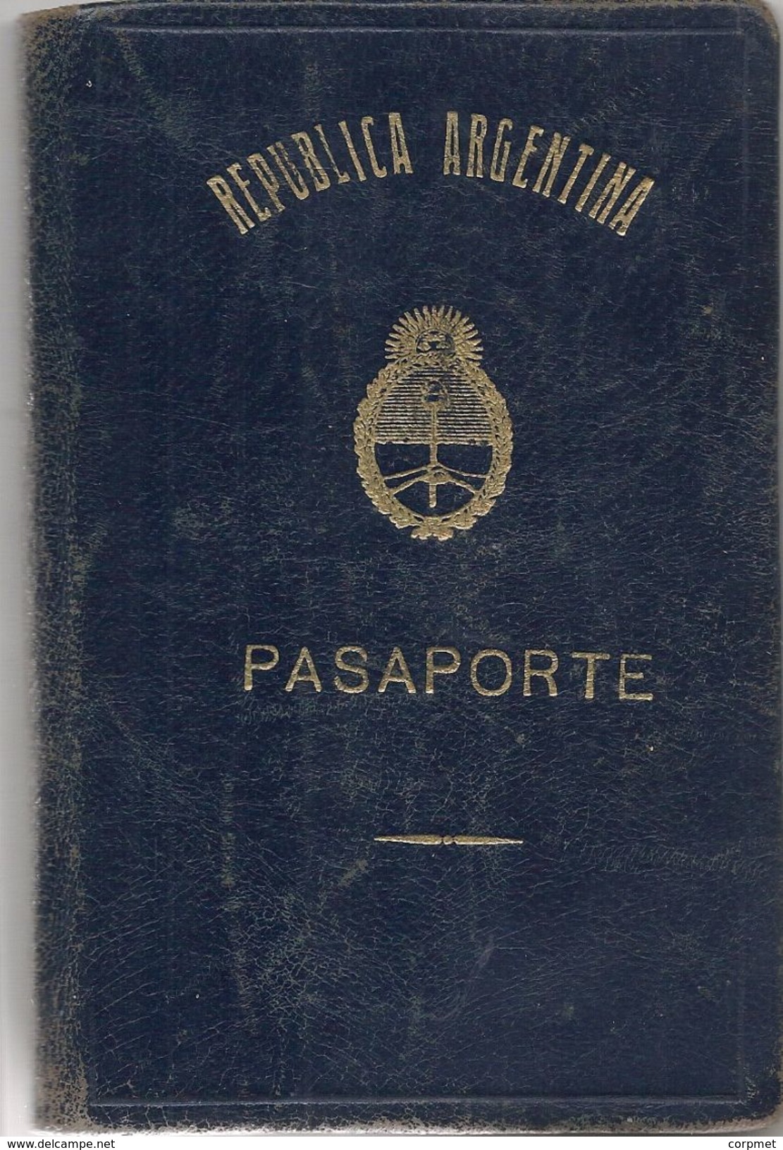 ARGENTINA 1960 CONSULAR PASAPORTE - PASSPORT - PASSEPORT - Issued In GENOVA - Fine FRANCE REVENUE GRATIS Stamp -scan 6- - Historische Documenten