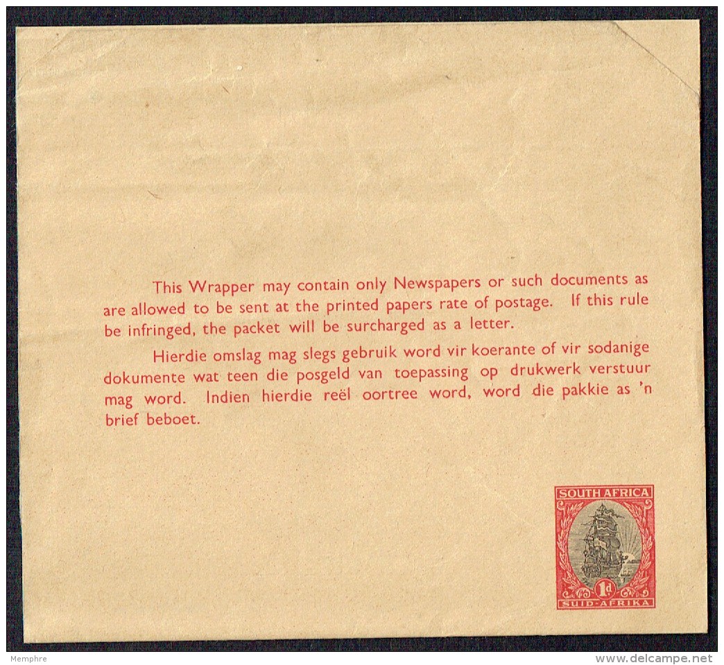 1d. Dromedarius Dailboat  Neewspaper Wrapper Unused - Lettres & Documents