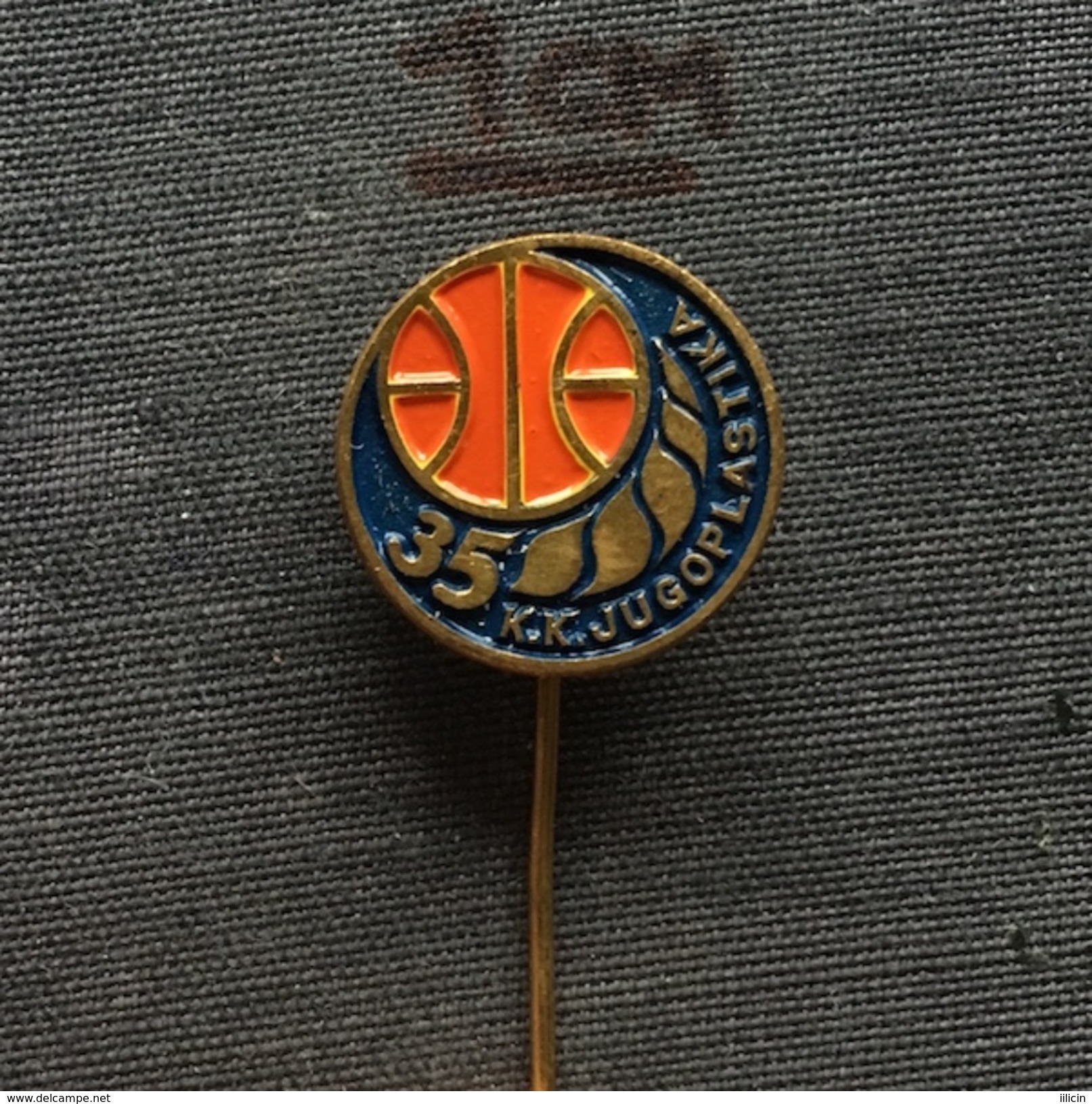 Badge (Pin) ZN005731 - Basketball Yugoslavia Croatia Jugoplastika Split - Honkbal