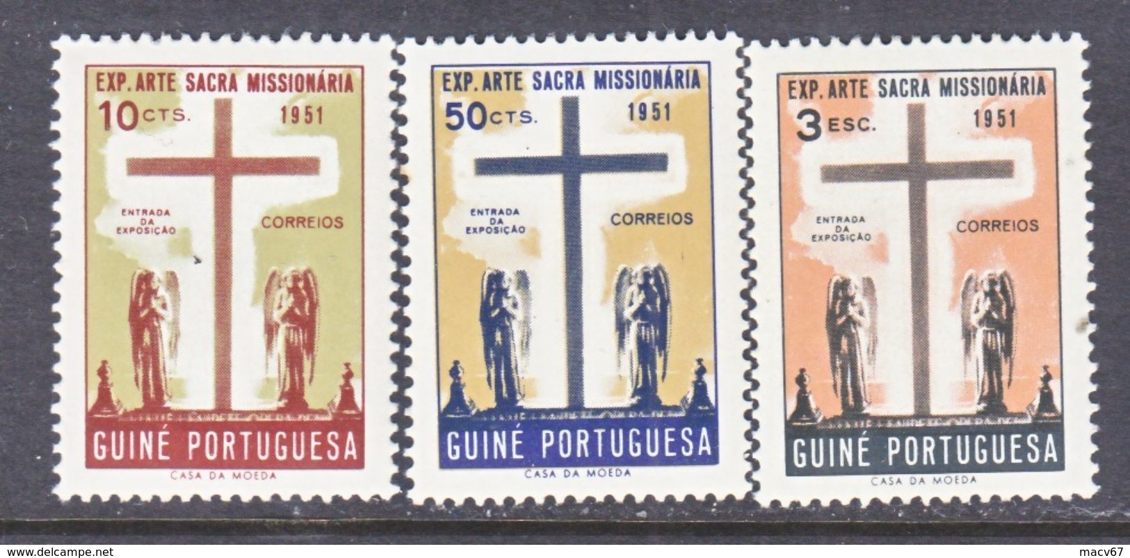 PORTUGUESE  GUINEA  277-9    *   MISSIONARY  EXPO. - Portuguese Guinea