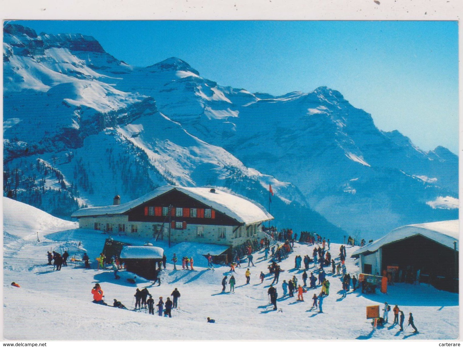 SUISSE,SWITZERLAND,SWISS, HELVETIA,SCHWEIZ,SVIZZERA,VAUD,LES DIABLERETS,AIGLE,D'ORMONT,SKI,SKIEUR - Aigle