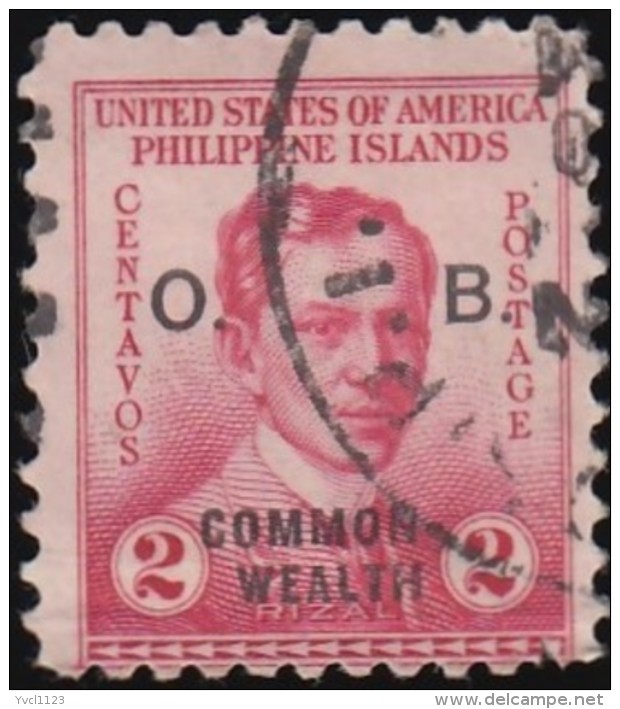 PHILIPPINES - Scott #O27 Official 'Overprinted' / Used Stamp - Philippines