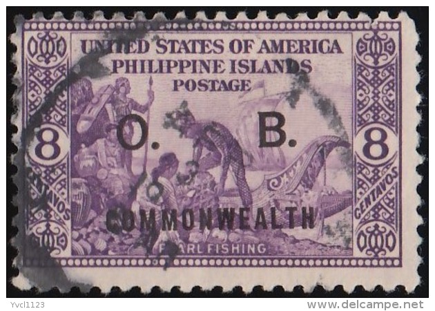 PHILIPPINES - Scott #O30 Official 'Overprinted' / Used Stamp - Philippines