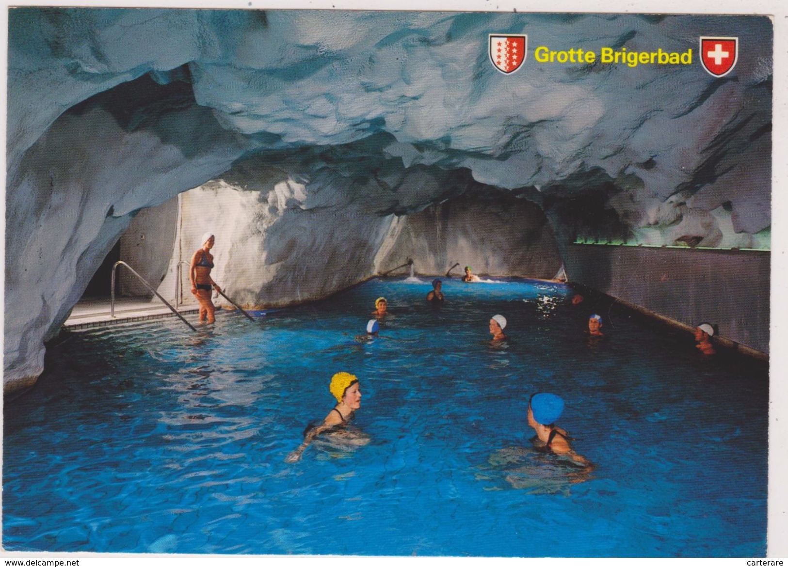 SUISSE,SWITZERLAND,SWISS,HELVETIA,SCHWEIZ ,VALAIS,BRIGERBAD,THERMES,GROTTE,BRIGUE,GLIS - Brigue-Glis 