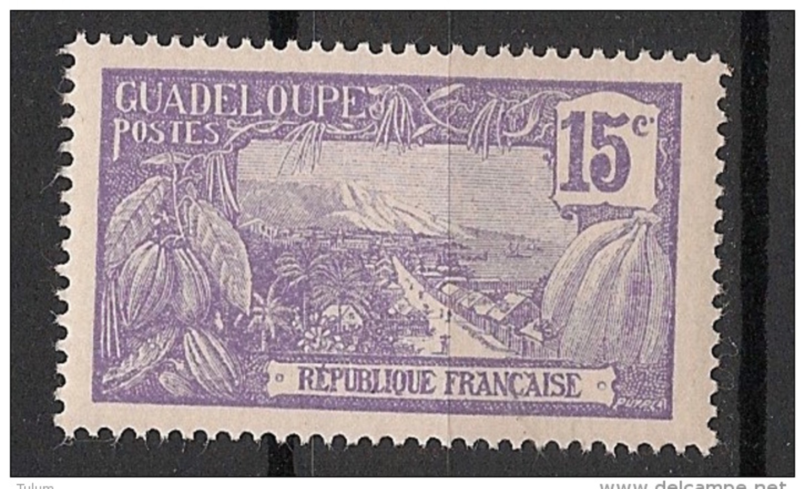 Guadeloupe - 1905-07 - N°Yv. 60 - Mont Houelmont 15c - Neuf Luxe ** / MNH / Postfrisch - Ungebraucht