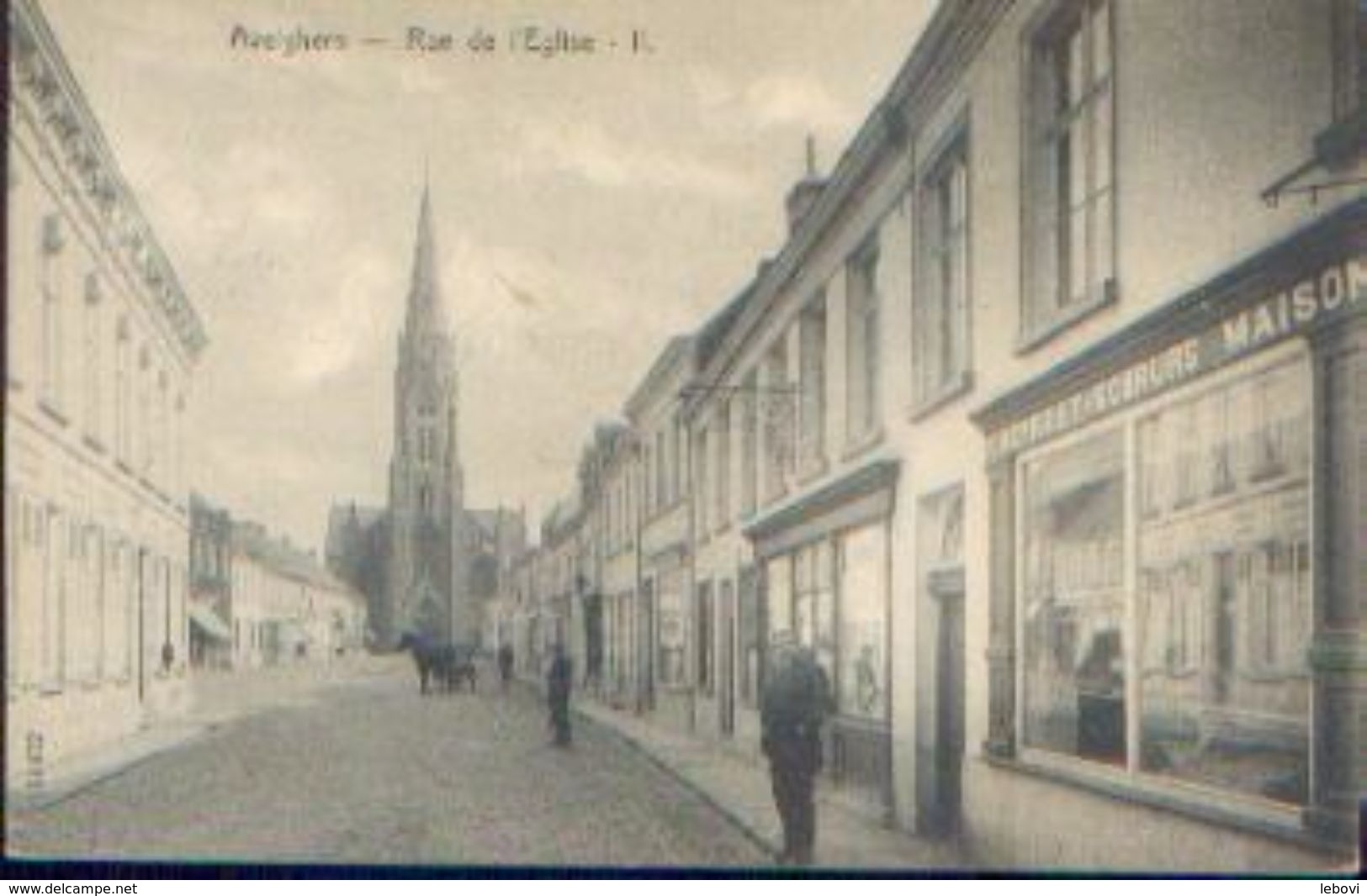 AVELGHEM « Rue De L’église – II » (1907) - Avelgem