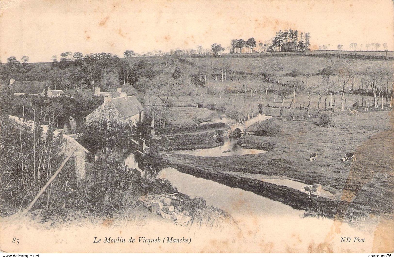 50-cpa C P A - Coutances - Manche  - Moulin De Vicqueb - Coutances