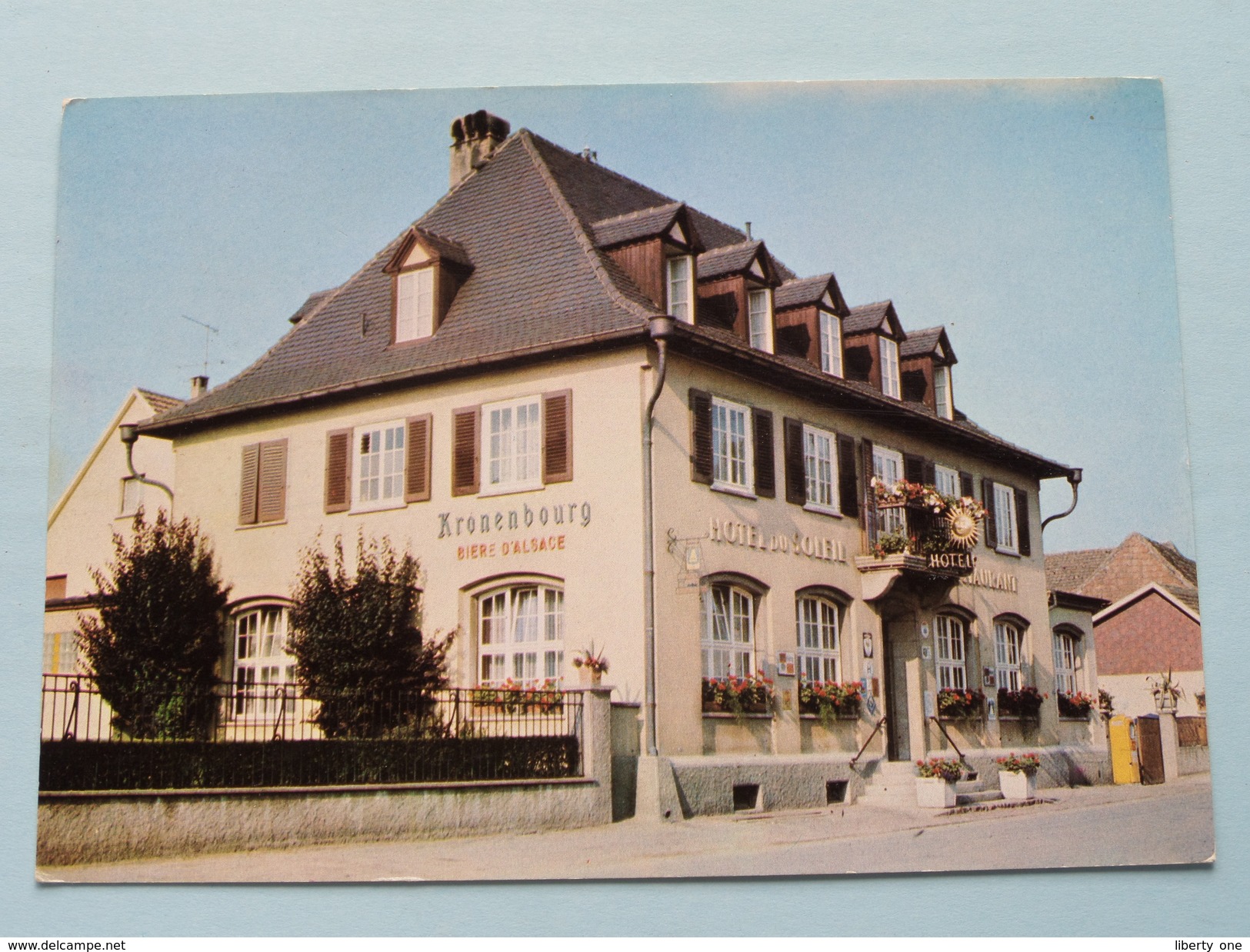 ANDOLSHEIM - Hotel DU SOLEIL (Prop. Fam. Mergenthaler - Bost ) Anno 1974 ( Details Zie Foto's ) ! - Andolsheim