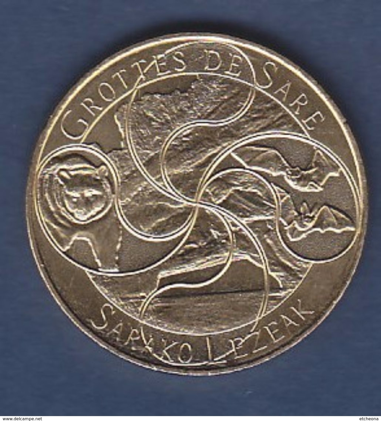 = Jeton 2016 Grottes De Sare 64 "Sarako Lezeak" Médaille Touristique Monnaie De Paris - 2016