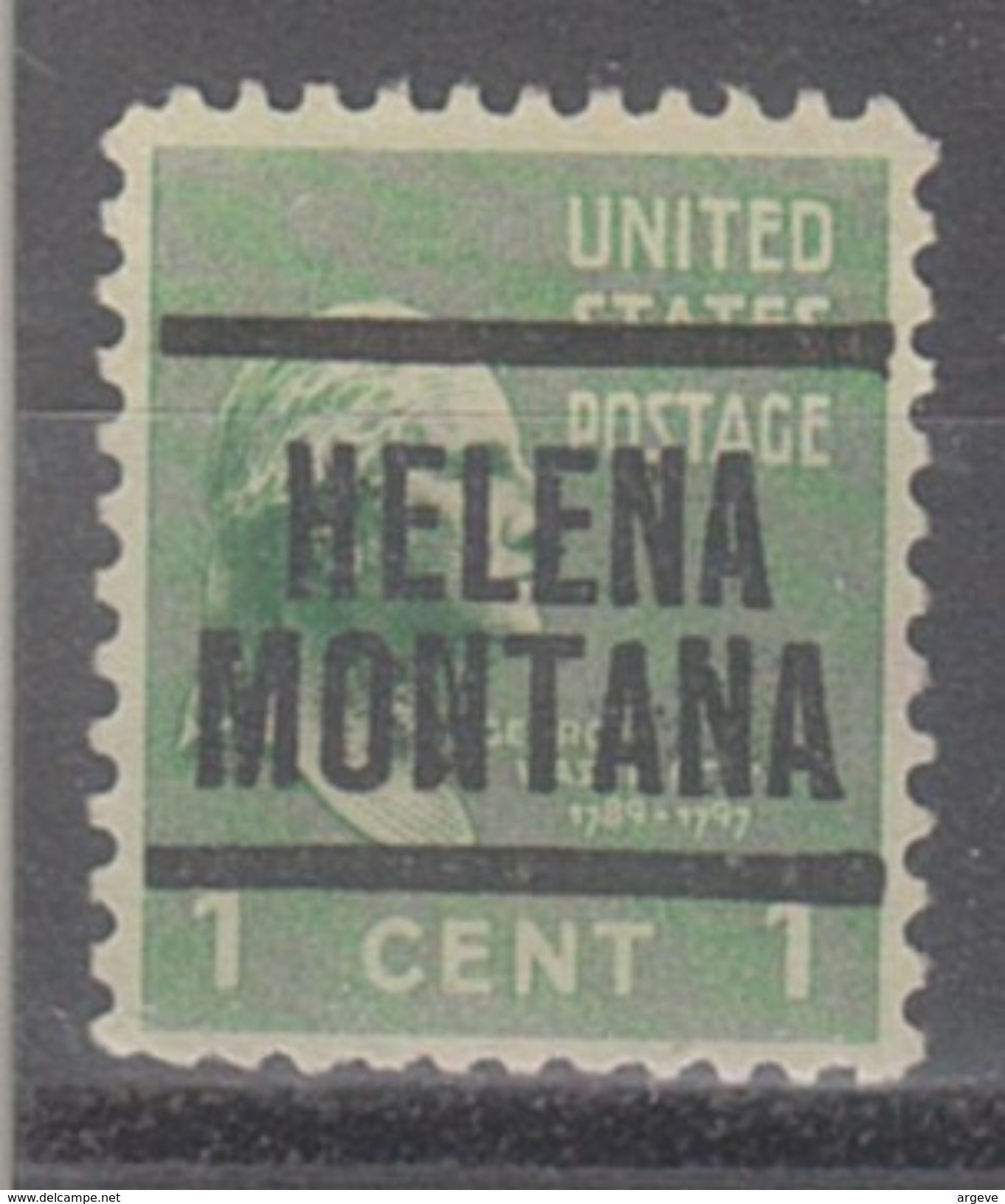 USA Precancel Vorausentwertung Preo, Locals Montana, Helena 204 - Preobliterati