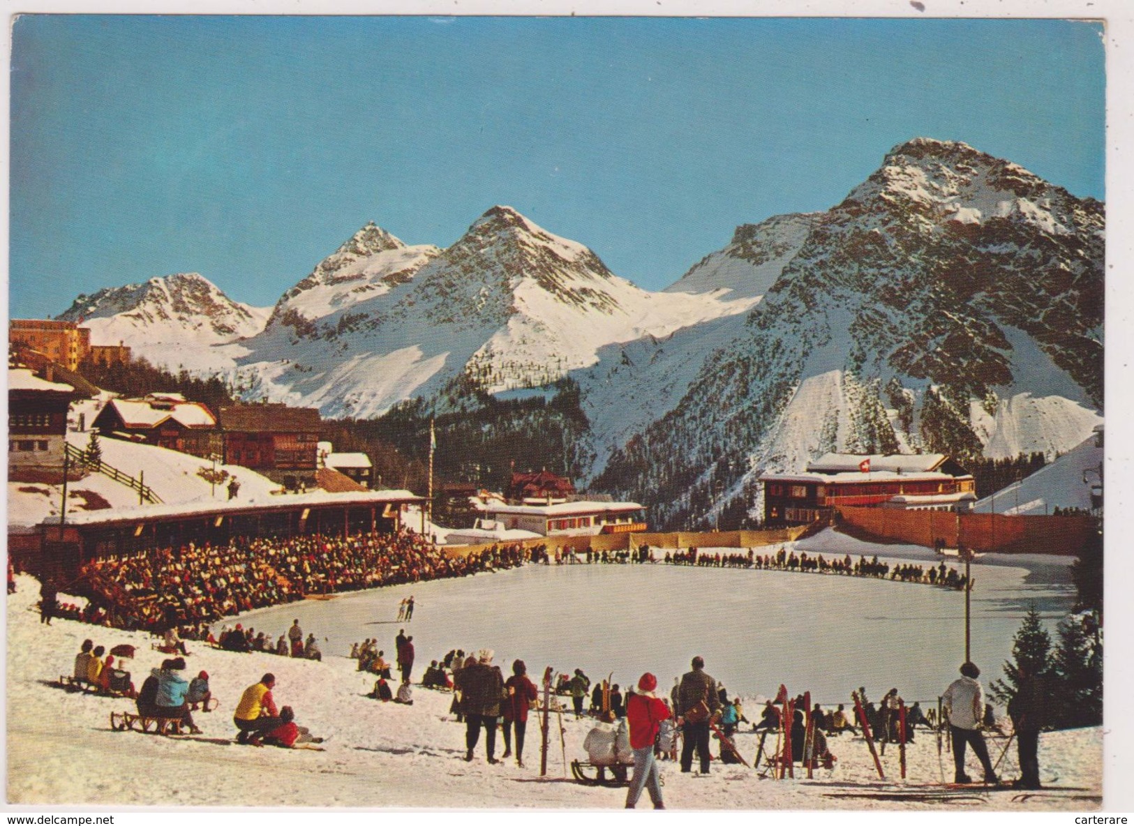 SUISSE,SCHWEIZ,SVIZZERA,S WITZERLAND,HELVETIA,SWISS ,GRISONS,AROSA,INNER,PATINOIRE,PATINEUR,COMPETITION - Arosa