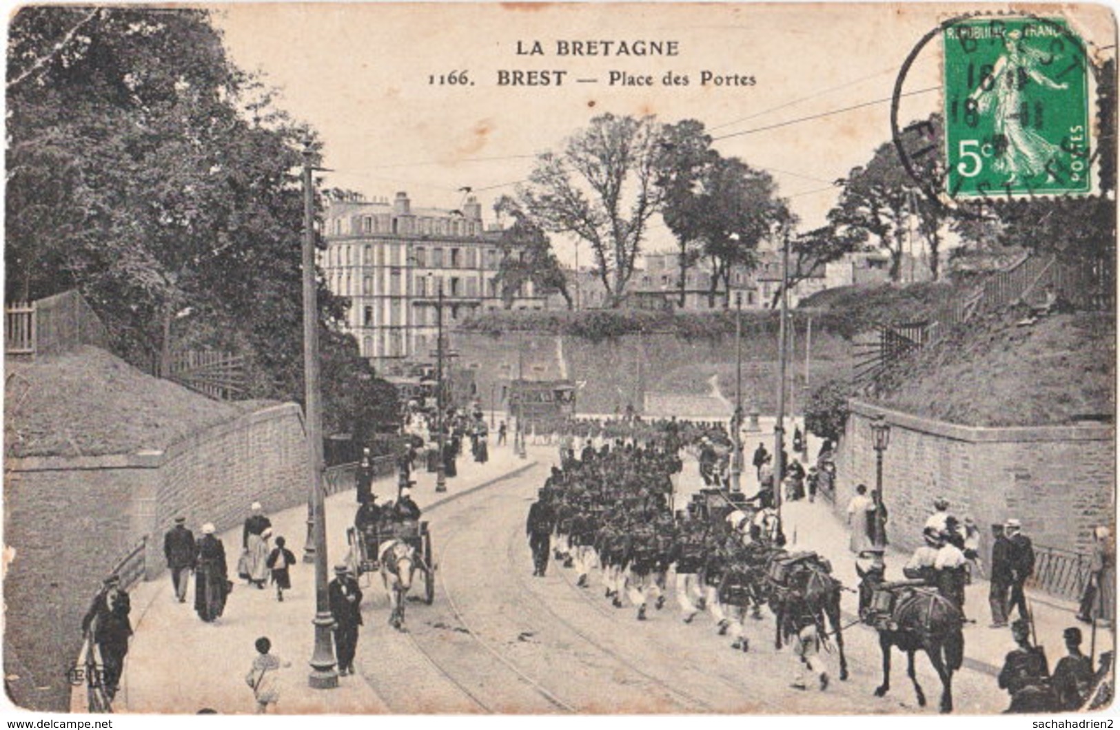 29. BREST. Place Des Portes. 1166 - Brest