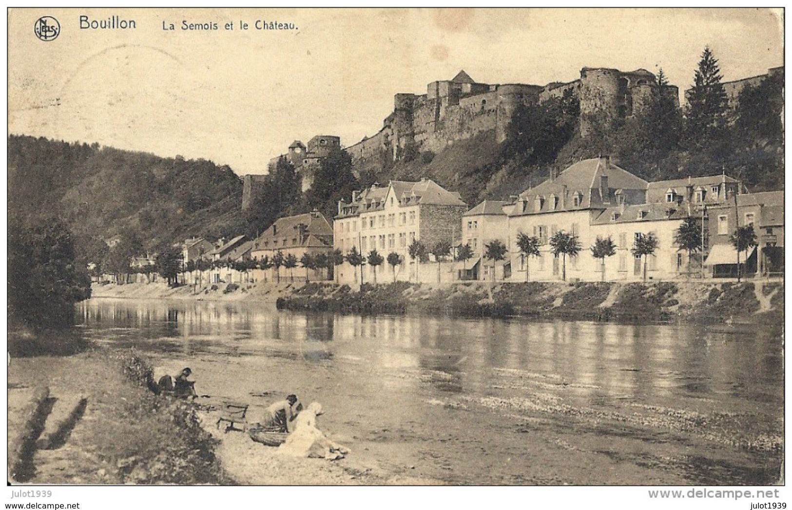 HUMBEEK ..-- BOUILLON . Lavandières . 1920 Vers HUMBEEK ( Melle Céline PUTTEMANS, Au Cornet De Poste ) . Voir Verso . - Grimbergen