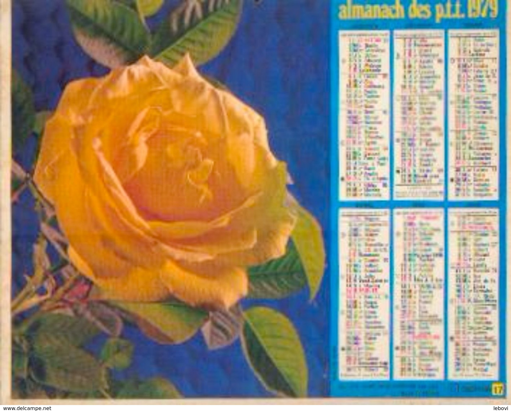 (FRANCE) – Almanach Des P.T.T. 1979 - Grand Format : 1971-80